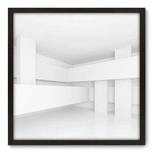 Quadro Decorativo - Abstrato - 70cm x 70cm - 011qnadp - 1