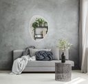 Ver imagem 4 de Espelho Multiuso Lapidado Pendurador Led Branco 100x70cm Orgânico GG