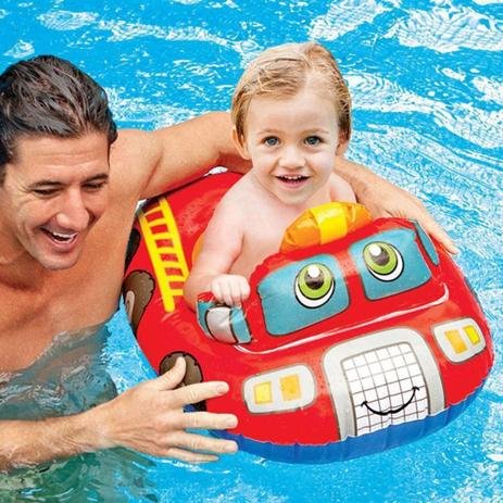 BOIA BOTE COM FRALDA INFLÁVEL INTEX Bombeiro - PARA ACIMA DE 1 ANO - 2