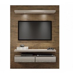 Painel para TV até 55 Polegadas 2 Gavetas Espelhadas e LED Tb106E Dalla Costa - 2