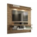 Ver imagem 1 de Painel para TV até 50 Polegadas 2 Gavetas Espelhadas com LED TB107E Moderno Dalla Costa