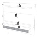 Ver imagem 2 de Painel para TV até 65 Polegadas com LED e Espelho Tamburato TB108E Dalla Costa