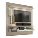 Ver imagem 2 de Painel Home para TV até 52 Polegadas 2 Gavetas Espelhadas 2 Nichos e LED TB109E Dalla Costa