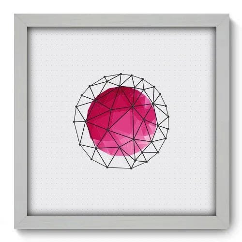 Quadro Decorativo - Abstrato - 33cm x 33cm - 091qnabb - 1