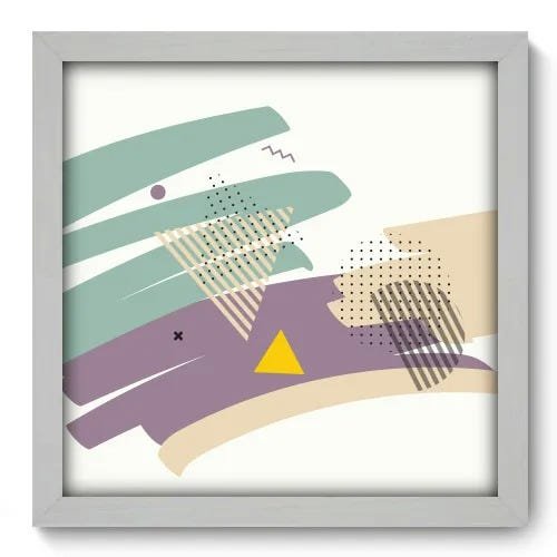 Quadro Decorativo - Abstrato - 33cm x 33cm - 105qnabb - 1
