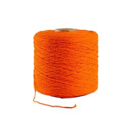 Barbante Ou Linha Para Crochê Colorido Nº 8 - Laranja - 1