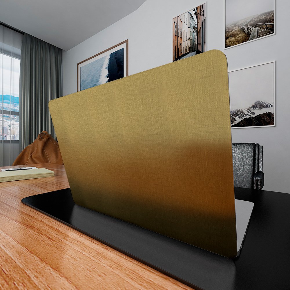 Papel de Parede Adesivo Lavavel Metalico Texturizado Ouro - 5