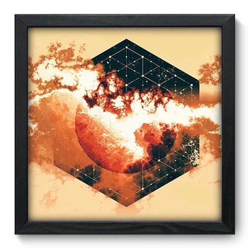 Quadro Decorativo - Nuvem - 33cm x 33cm - 034qnabp - 1