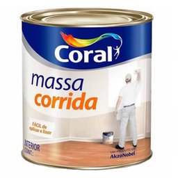 Massa Corrida 1,5Kg para Alvenaria Reboco e Gesso Coral - 1