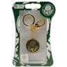 Chaveiro Palmeiras Metal Brasão Dourada Mosquetão Oficial - 4