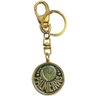 Chaveiro Palmeiras Metal Brasão Dourada Mosquetão Oficial - 1