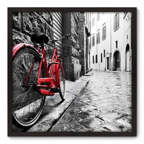 Quadro Decorativo - Bicicleta - 70cm x 70cm - 007qnddp - 1