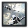 Quadro Decorativo - Aviões - 33cm x 33cm - 005qndbp - 1