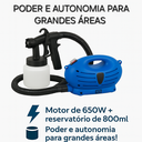 Ver imagem 6 de Paint Pistola de Pintura Mazzilli 650w – Acabamento Profissional, Portátil, com Compressor e Alça