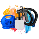 Ver imagem 1 de Paint Pistola de Pintura Mazzilli 650w – Acabamento Profissional, Portátil, com Compressor e Alça