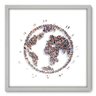 Quadro Decorativo - Mundo - 50cm x 50cm - 041qndcb - 1