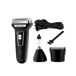 Aparador De Barba E Depilador Kemei 6558 Eletric Hair 3 Em 1 - 4