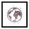 Quadro Decorativo - Mundo - 50cm x 50cm - 041qndcp - 1