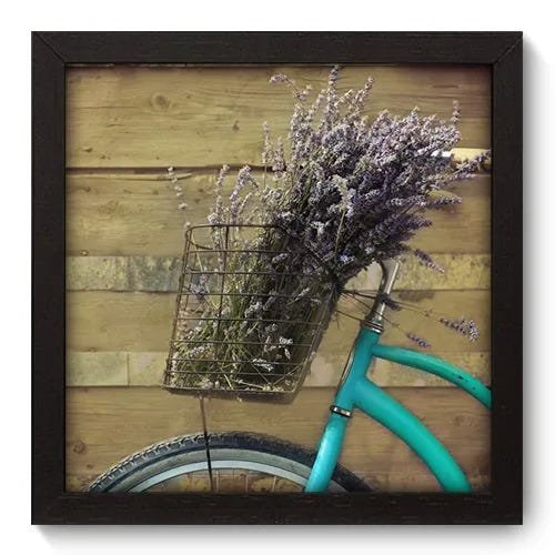 Quadro Decorativo - Bicicleta - 22cm x 22cm - 047qndap - 1