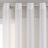 Cortina Linho de Gaze Off White 280x230cm para Varão Fastlar Cortina para Varão - 3