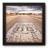 Quadro Decorativo - Rota 66 - 22cm x 22cm - 048qnmap - 1