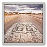 Quadro Decorativo - Rota 66 - 50cm x 50cm - 048qnmcb - 1