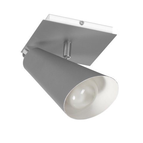Spot Luminária PT01 Moderno 17,5x15x15cm 1 Unidade Prata