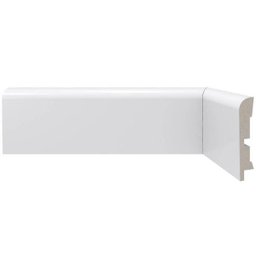 Rodapé de Poliestireno 7cm x 15mm x 2,40m Liso Moderna 446 Santa Luzia - 1 Rodapé de Poliestireno 7cm x 15mm x 2,40m Liso Moderna 446 Santa Luzia - 1