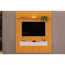 Ver imagem 1 de Home P- Tv até 65 Pol Pratic Ripado C- 2 Gavetas 183x240cm Cedro-bali - Dj Móveis