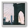 Quadro Decorativo - Ponte do Brooklyn - 33cm x 33cm - 099qnmbb - 1