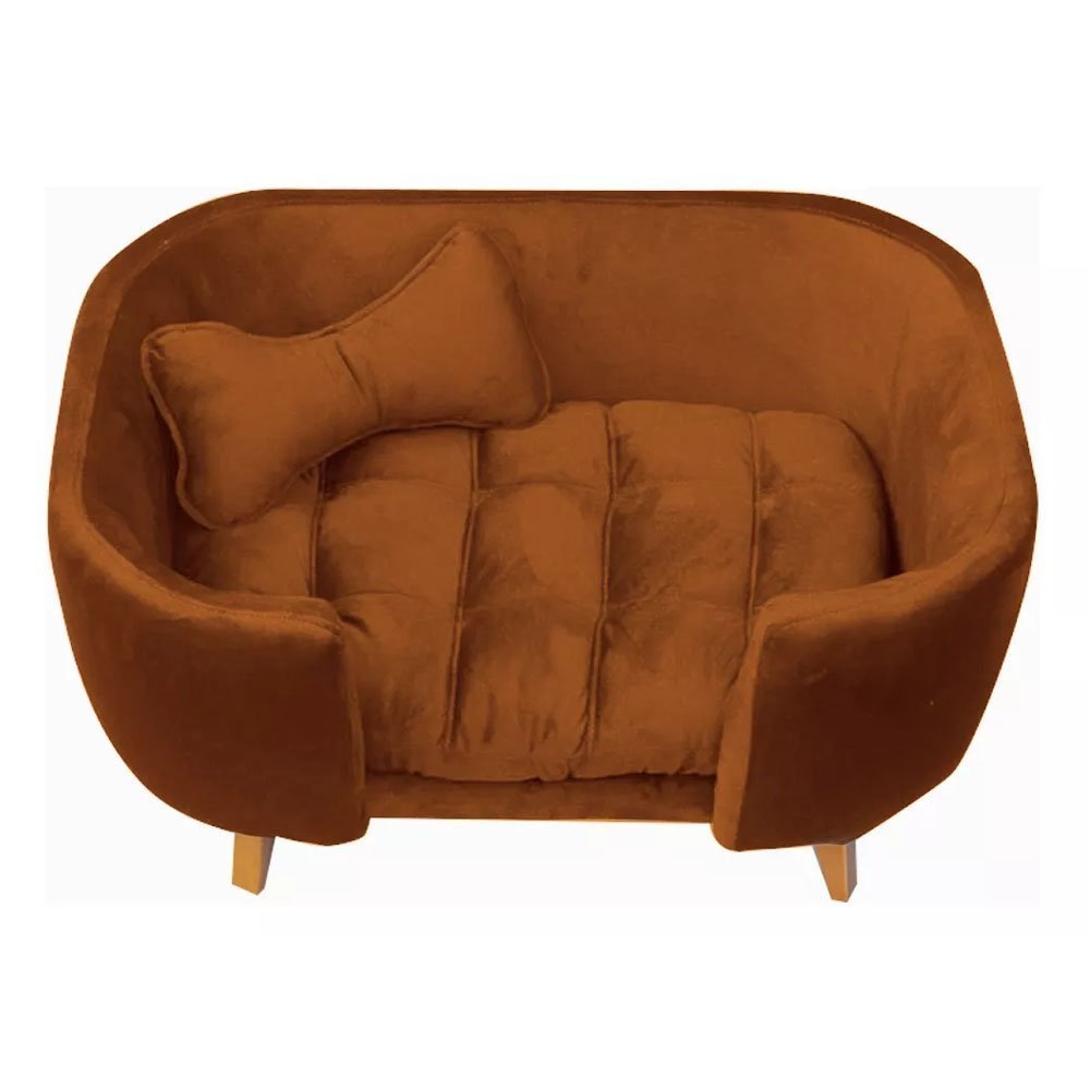 Cama Pet Poltrona Hannah Luxo - Ssx Multicoisas Divini Decor Terracota