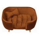 Ver imagem 1 de Cama Pet Poltrona Hannah Luxo - Ssx Multicoisas Divini Decor Terracota