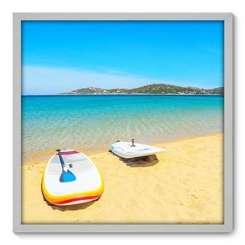Quadro Decorativo - Praia - 70cm x 70cm - 049qnpdb - 1