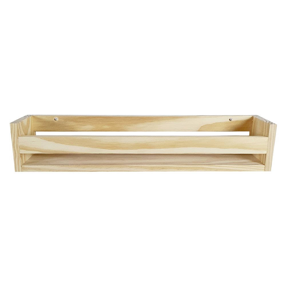 Prateleira Livros 12A X 60L X 14P em Madeira de Pinus Cubomob - 3