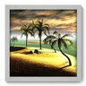 Quadro Decorativo - Praia - 33cm x 33cm - 094qnpbb - 1
