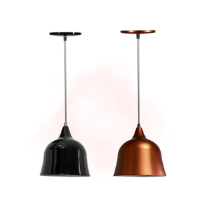 Kit 2 Luminárias Pendente Pião Teto Cozinha Sala Quarto Luxo Cor:Mista