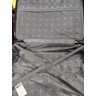 Conjunto 3 Malas Viagem Rígida Cinza C/ Rodas Duplas 360º P, M, G, de Bordo, média, grande Fibra ABS - 9