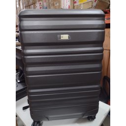 Conjunto 3 Malas Viagem Rígida Cinza C/ Rodas Duplas 360º P, M, G, de Bordo, média, grande Fibra ABS - 2