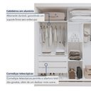 Ver imagem 5 de Guarda-Roupa 2 Portas 100% MDF Monte Rei