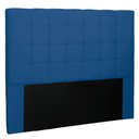 Ver imagem 1 de Cabeceira King 1,95m Verona Suede Azul Marinho