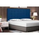 Ver imagem 3 de Cabeceira King 1,95m Verona Suede Azul Marinho