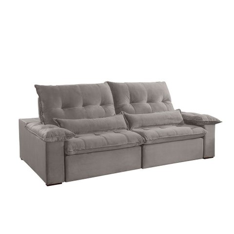 Sofá Nivus 230 cm Veludo 2 Módulos 25cm Meu Sofá Online