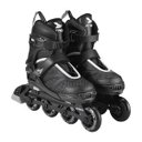 Ver imagem 1 de Patins 4 Rodas Inline Para Adulto Ajustável 37 ao 40 Rolamento ABEC 7 Atrio - Preto e Cinza