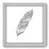 Quadro Decorativo - Pena - 22cm x 22cm - 027qnsab - 1