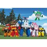 Painel Decorativo Festa Robocar Poli #02 - 120x80 - 1