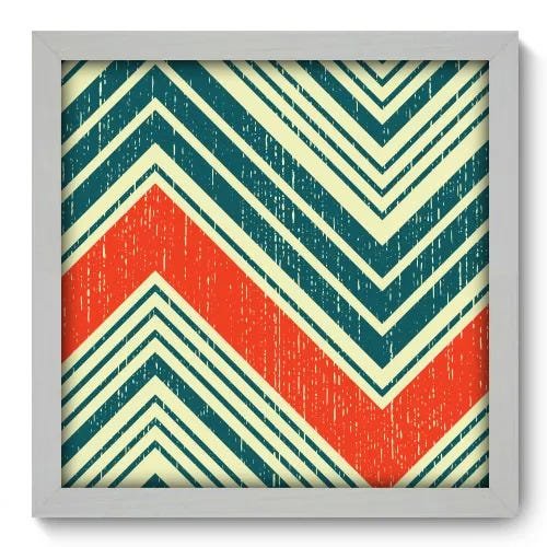 Quadro Decorativo - Chevron - 33cm x 33cm - 089qnabb - 1