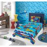 Jogo de Cama Infantil Lepper Patrulha Canina Menino Solteiro 2 Peças Microfibra Azul - 2