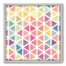 Quadro Decorativo - Triângulos - 70cm x 70cm - 099qnadb - 1