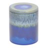 POTE DE CERAMICA COM TAMPA AZUL 10CM X 12,5CM BTC Decor - 1