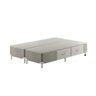 Base Box Gaveta Bipartido Queen Spubio Incofal Bege 158x198x40cm - 2